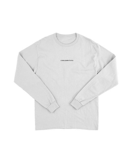 I Can Learn to Fly - White Longsleeve